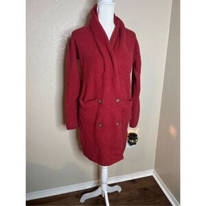 J.Crew soft knit thick peacoat style sweater - size XS